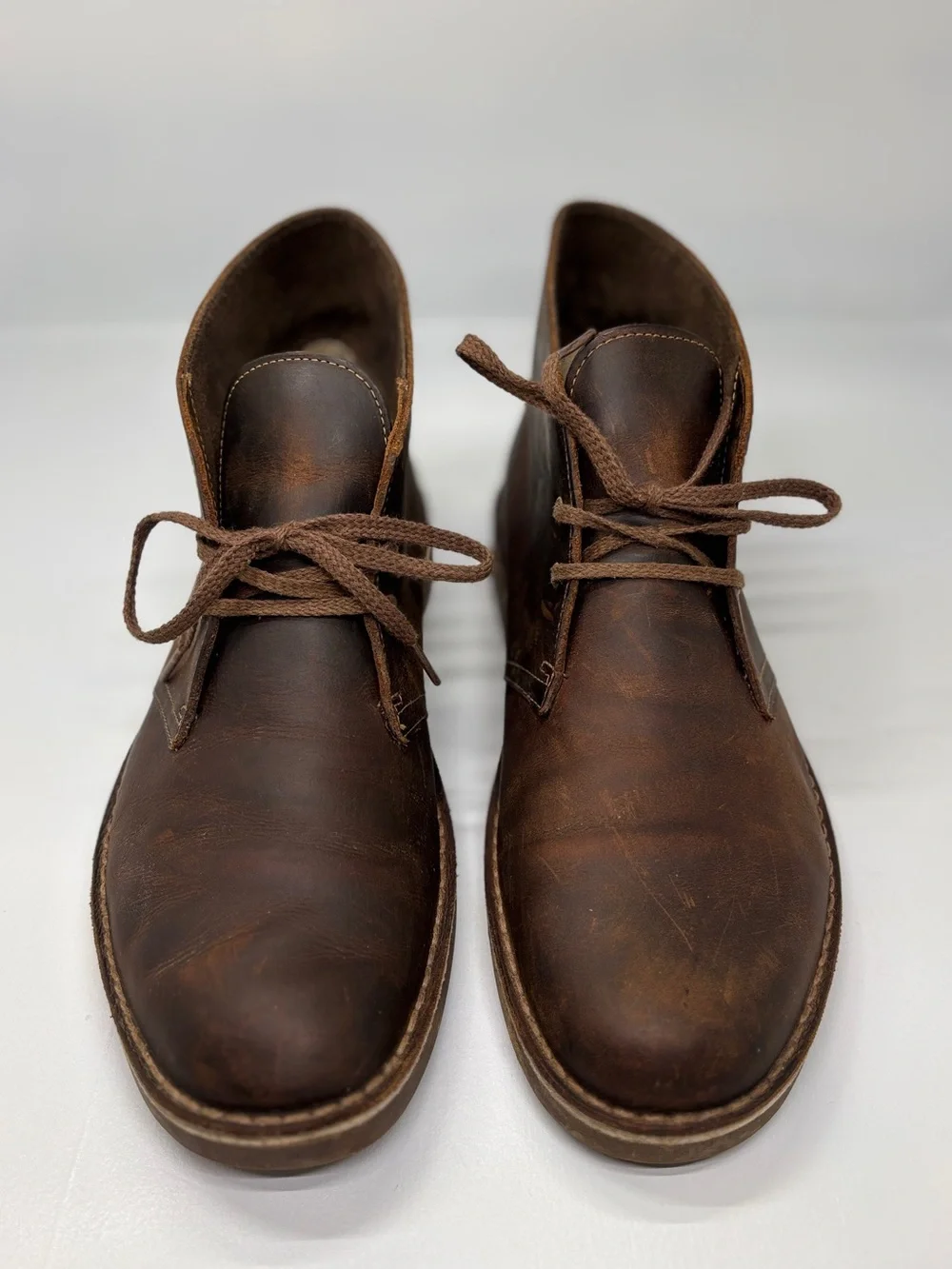 Clarks Originals Desert Boots Brown Leather Chukka Boots Men’s US 10.5 EU 44